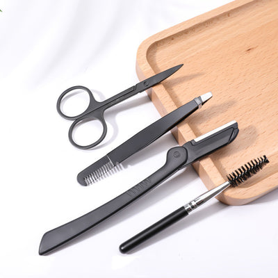 Eyebrow trimming tool set for men and beginners